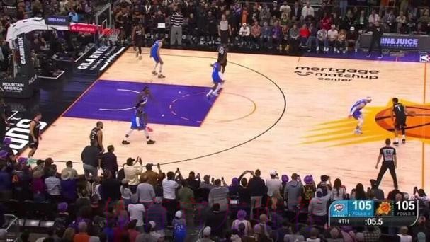 古德温半场投篮7中5，得到13分3篮板6助攻2抢断